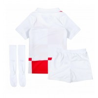 Kroatien Fußballbekleidung Heimtrikot Kinder EM 2024 Kurzarm (+ kurze hosen)